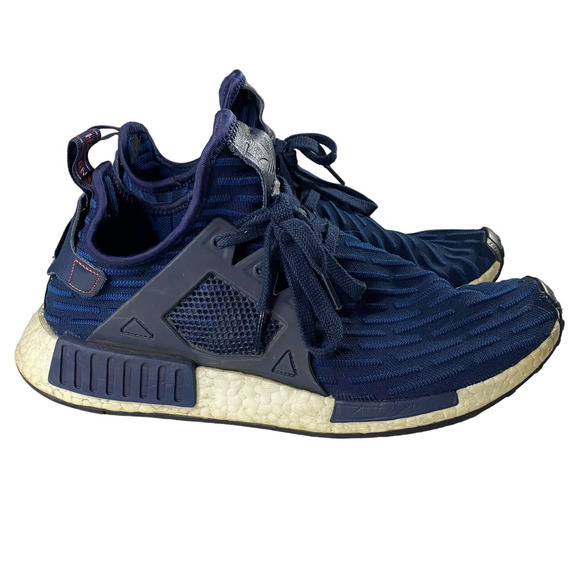 Adidas NMD XR1 Primeknit Collegiate Navy Sneakers Men's Size 11 - Picture 1 of 8